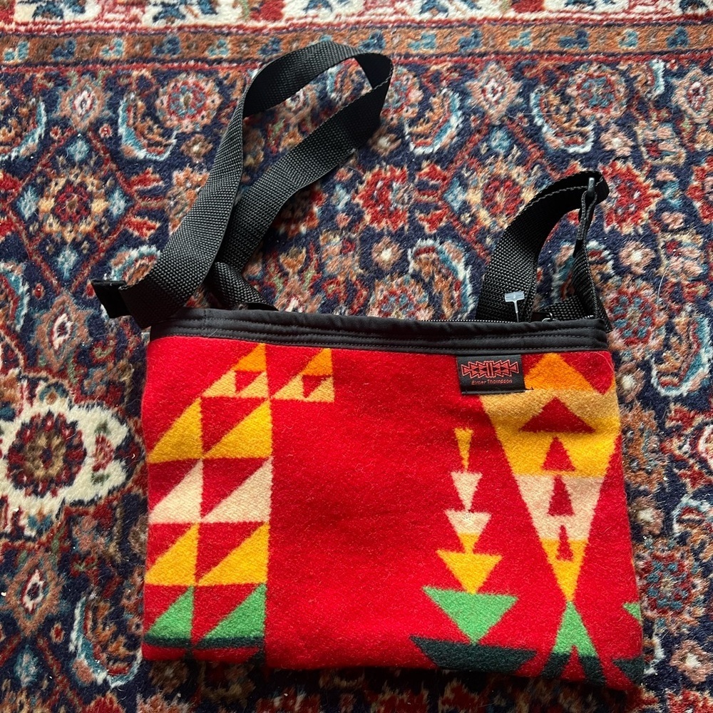 Elmer Thompson Native Design Crossbody Pouch - Picture 2 of 5